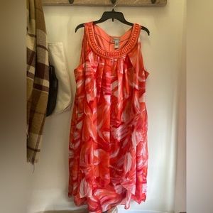 Catherines beaded neck dress 3X